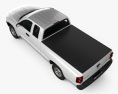 Dodge Dakota Extended Cab 2011 Modello 3D vista dall'alto