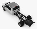 Dodge Ram Crew Cab Chassis L2 Laramie 2015 3D-Modell Draufsicht
