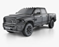 Dodge Ram Power Wagon 2020 3D模型 wire render