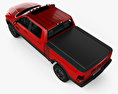Dodge Ram Power Wagon 2020 3D模型 顶视图