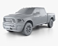 Dodge Ram Power Wagon 2020 3D模型 clay render
