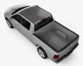 Dodge Ram 1500 Crew Cab Big Horn 2020 Modello 3D vista dall'alto