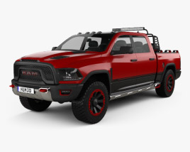 Dodge Ram 1500 Rebel TRX 2017 3Dモデル