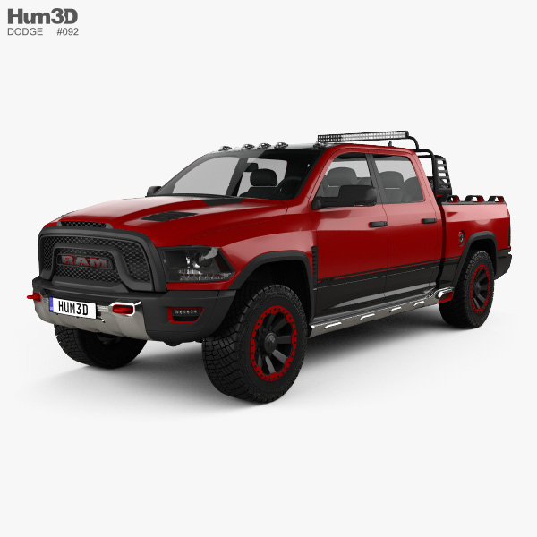 Dodge Ram 1500 Rebel TRX 2017 3D model