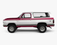 Dodge Ramcharger 1979 3d model side view