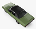 Dodge Monaco sedan 1972 3d model top view