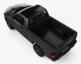 Dodge Ram 1500 Regular Cab Express Blackline 2020 3D模型 顶视图