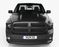 Dodge Ram 1500 Regular Cab Express Blackline 2020 Modelo 3D vista frontal
