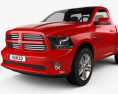 Dodge Ram 1500 Regular Cab Sports 2020 3D модель