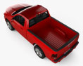 Dodge Ram 1500 Regular Cab Sports 2020 3D模型 顶视图