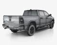 Dodge Ram 1500 Crew Cab Laramie Longhorn 6-foot 4-inch Box 2021 3Dモデル