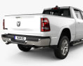 Dodge Ram 1500 Crew Cab Laramie Longhorn 6-foot 4-inch Box 2021 3D模型