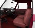 Dodge Ramcharger з детальним інтер'єром 1979 3D модель seats