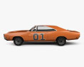 Dodge Charger General Lee 3D модель side view