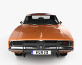 Dodge Charger General Lee 3D模型 正面图