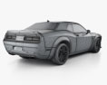 Dodge Challenger SRT Hellcat Wide Body 2020 Modello 3D