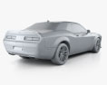 Dodge Challenger SRT Hellcat Wide Body 2020 3D模型