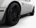 Dodge Challenger SRT Hellcat WideBody con interni 2020 Modello 3D