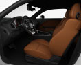 Dodge Challenger SRT Hellcat WideBody з детальним інтер'єром 2020 3D модель seats