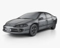 Dodge Intrepid RT 2004 3Dモデル wire render