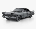 Dodge Dart Phoenix ハードトップ Sedan 1960 3Dモデル wire render