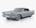 Dodge Dart Phoenix hardtop Sedan 1960 3D модель clay render