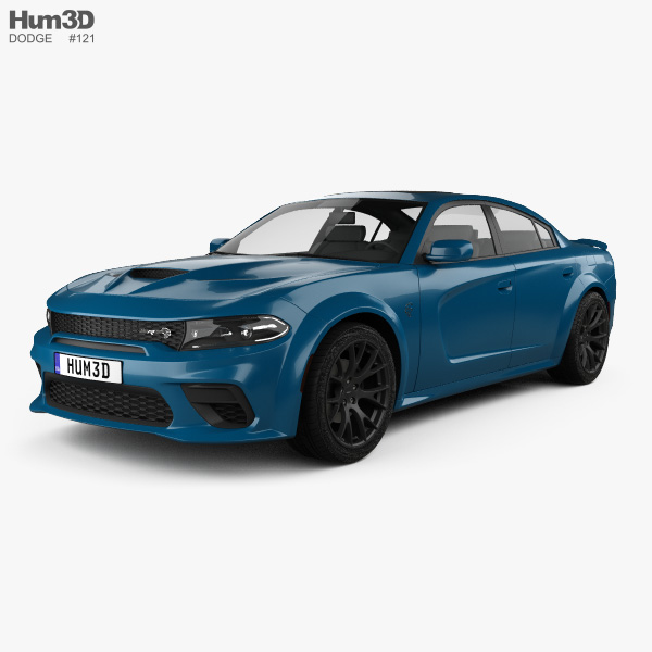 Dodge Charger SRT Hellcat Wide body 2022 3D model