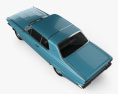 Dodge Dart GT Hard-top coupé 1965 Modello 3D vista dall'alto