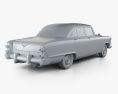 Dodge Coronet 4도어 세단 1955 3D 모델 