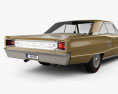 Dodge Coronet 500 hardtop 2-door 1966 3d model