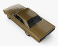 Dodge Coronet 500 hardtop 2-door 1966 3d model top view