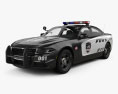 Dodge Charger Police avec Intérieur 2017 Modèle 3d