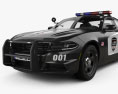 Dodge Charger Policía con interior 2017 Modelo 3D