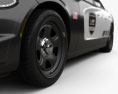 Dodge Charger 警察 HQインテリアと 2017 3Dモデル