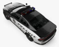 Dodge Charger Polícia com interior 2017 Modelo 3d vista de cima