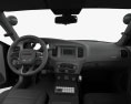 Dodge Charger Поліція з детальним інтер'єром 2017 3D модель dashboard