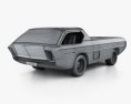 Dodge Deora 1967 3D模型 wire render