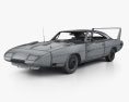 Dodge Charger Daytona Hemi with HQ interior 1969 3d model wire render