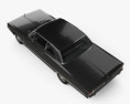 Dodge Polara 2门 hardtop 1966 3D模型 顶视图