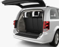 Dodge Grand Caravan com interior 2014 Modelo 3d