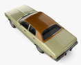 Dodge Coronet Custom V8 318 sedan 1976 3D-Modell Draufsicht