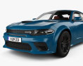 Dodge Charger SRT Hellcat with HQ interior 2020 3d model