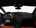 Dodge Charger SRT Hellcat with HQ interior 2020 3d model dashboard