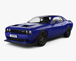 Dodge Challenger SRT Hellcat 2022 3D model