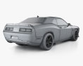 Dodge Challenger SRT Hellcat 2024 3D 모델 