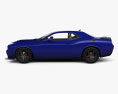 Dodge Challenger SRT Hellcat 2024 3D-Modell Seitenansicht