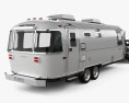 Dodge Ram 1500 Crew Cab Rebel with Airstream Land Yacht Trailer 2019 3d model