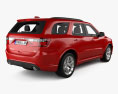 Dodge Durango RT with HQ interior 2020 3d model back view