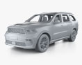 Dodge Durango RT with HQ interior 2020 3d model clay render