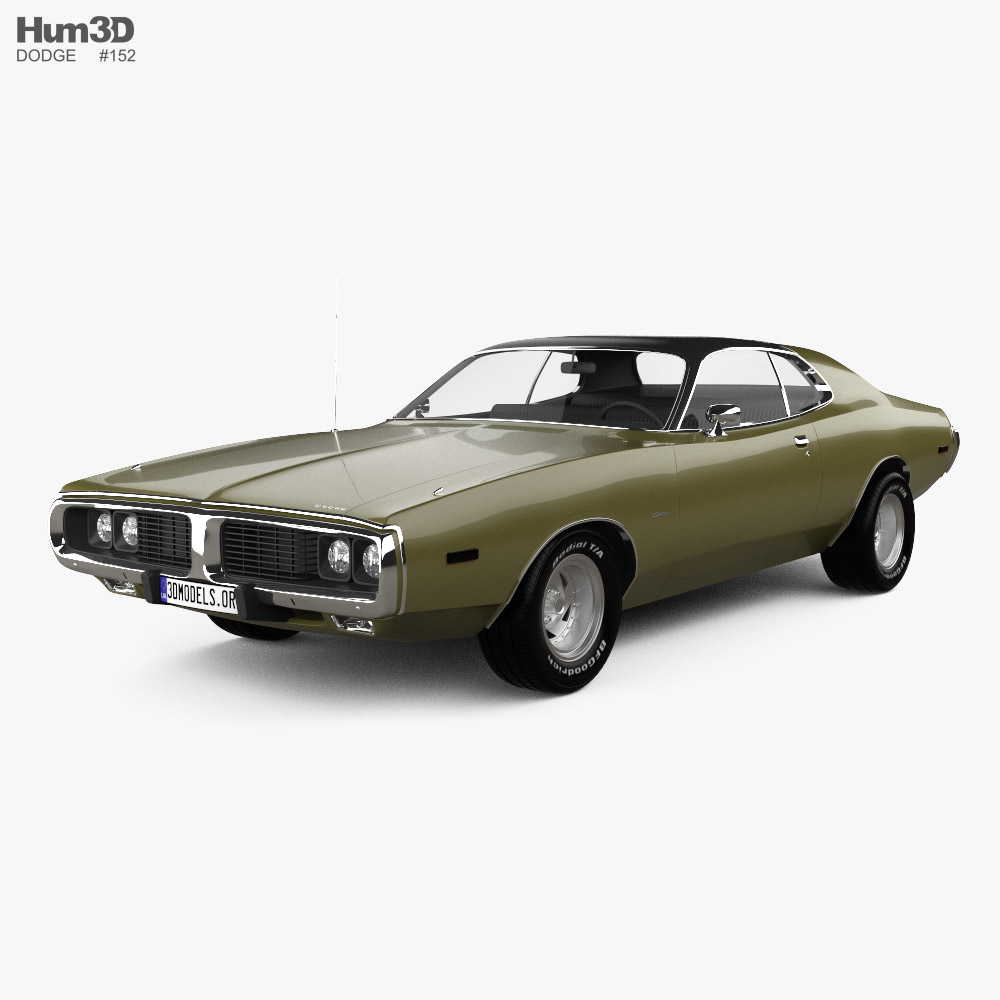Dodge Charger 1974 3D-Modell